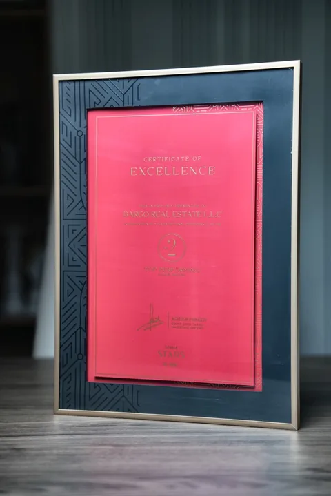 Certificate of Excellence: No. 2 Top Performer